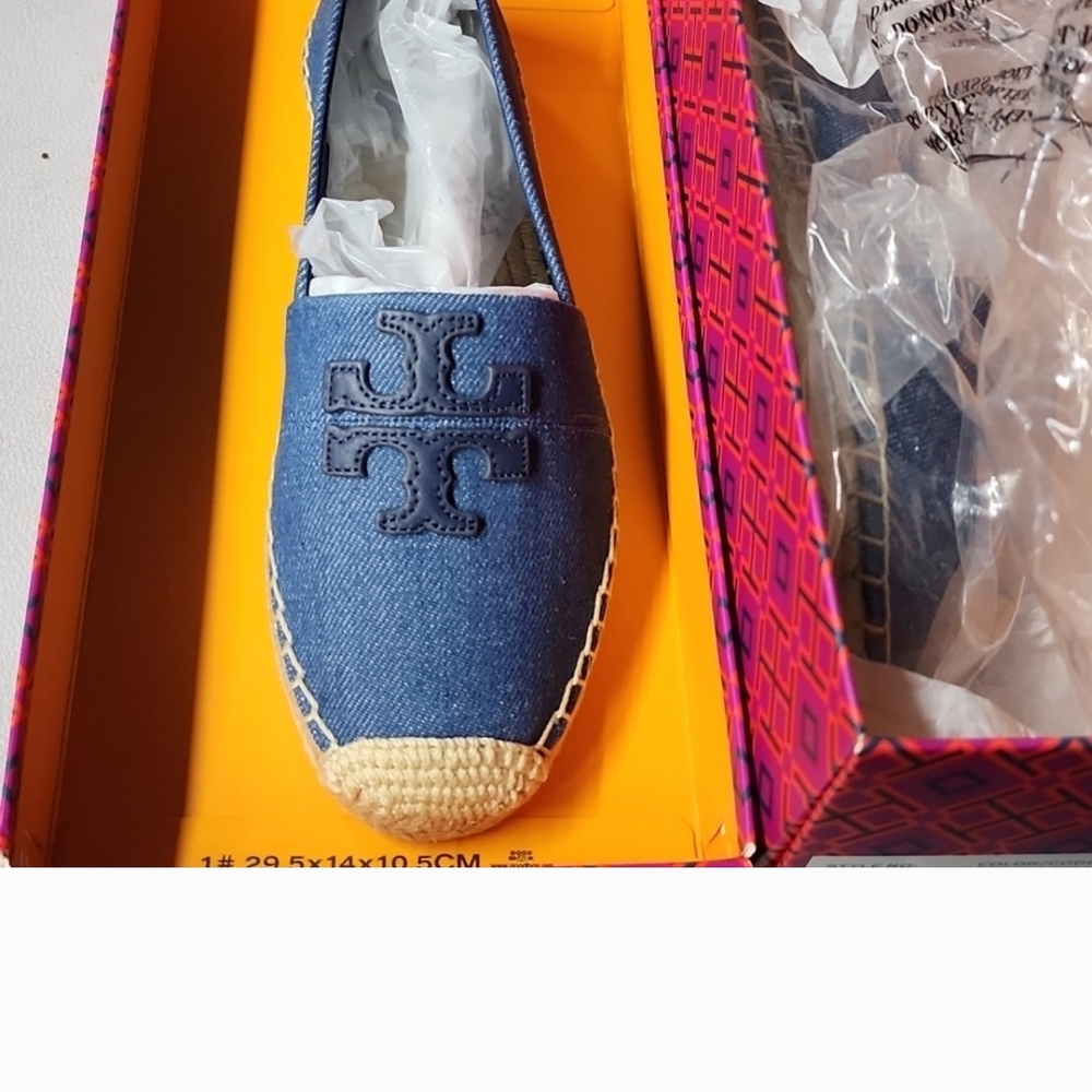 Tory Burch Blue Espadrilles